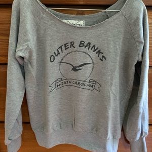 Outer Banks Off-Shoulder Sweatshirt
